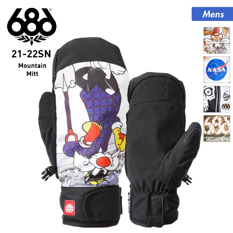 楽天市場】686/シックスエイトシックス メンズ ミトン スノーボード