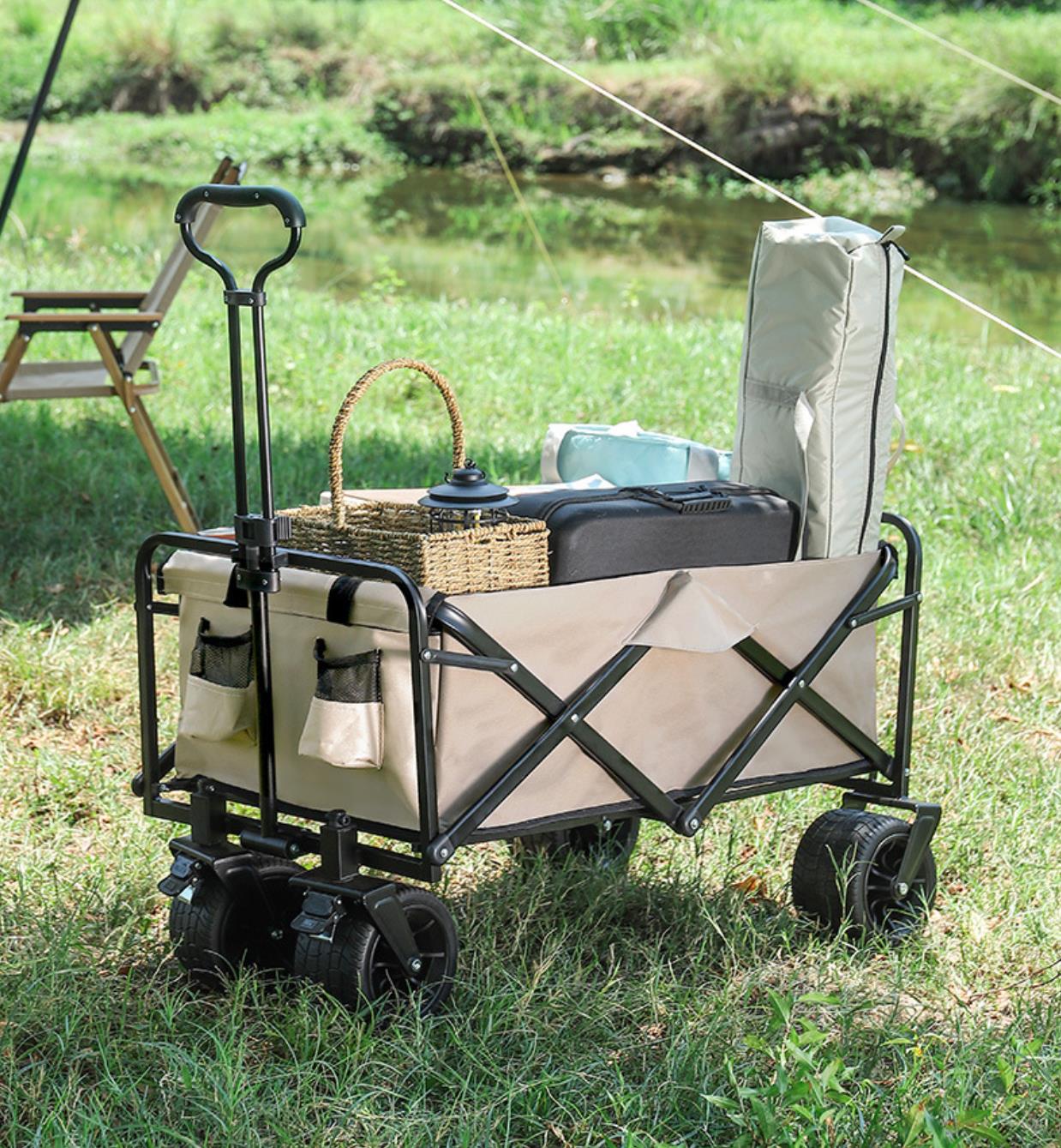 楽天市場】キャリーワゴン 150L 大容量 折りたたみ アウトドアワゴン