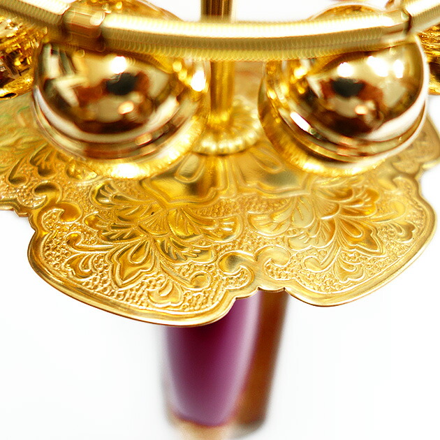 日本舞踊用鈴 花柄持ち手 巫女鈴 三番叟鈴 神楽 神楽鈴 日本舞踊 巫女