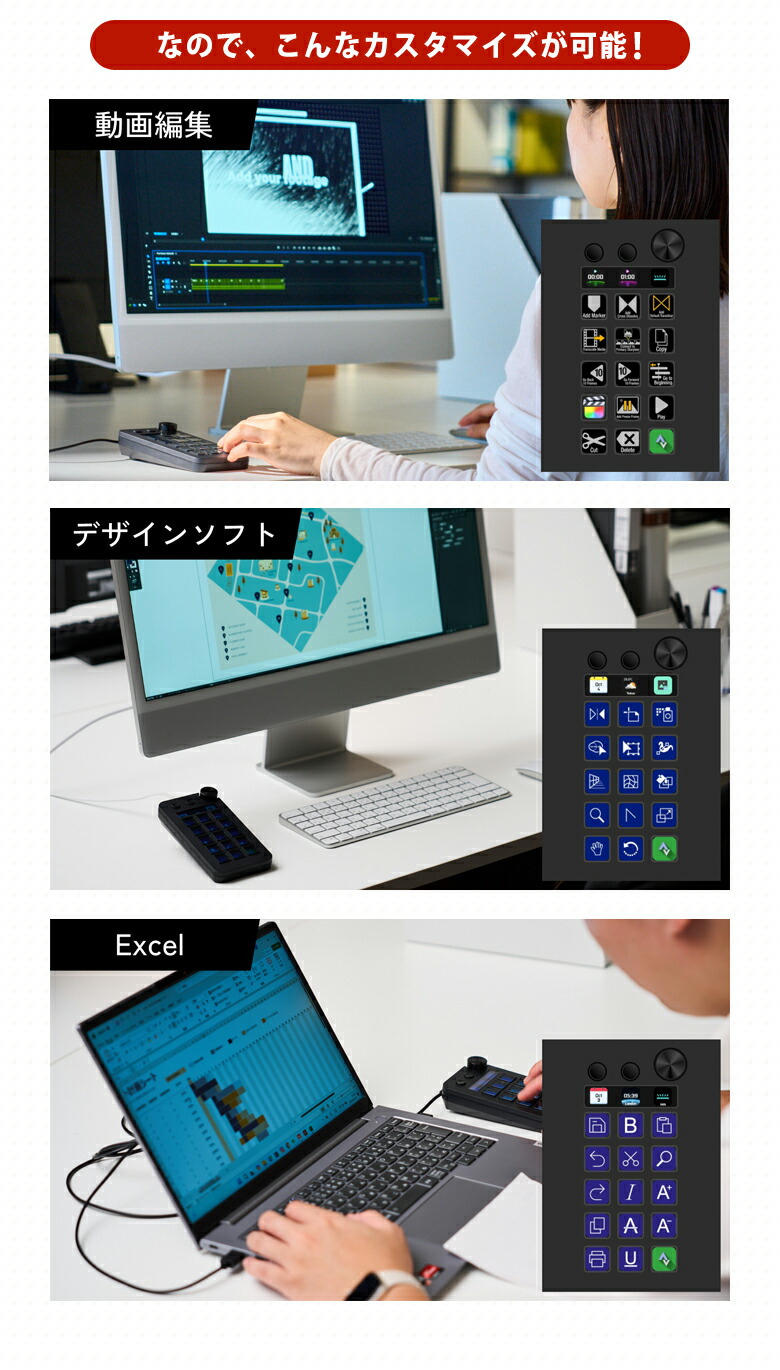 楽天市場】MBox N1 テンキー型左手デバイス PC作業 作業効率 仕事効率