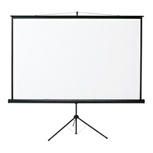 楽天市場】プロジェクタースクリーン(三脚式) 105型!三脚一体型で移動