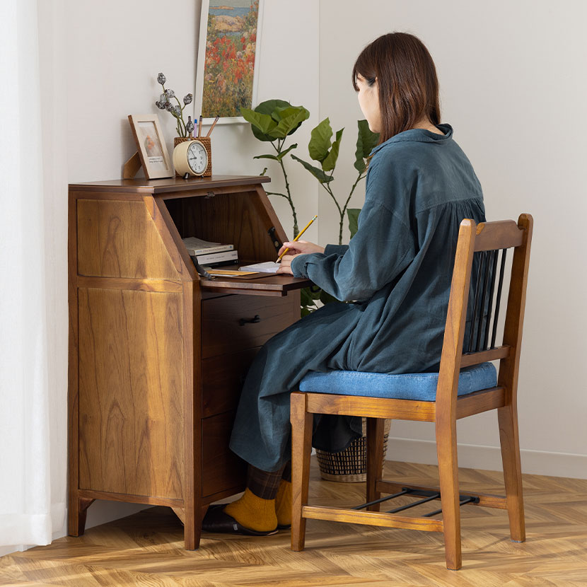 楽天市場】ライティングチェスト ライティングビューロー チェスト