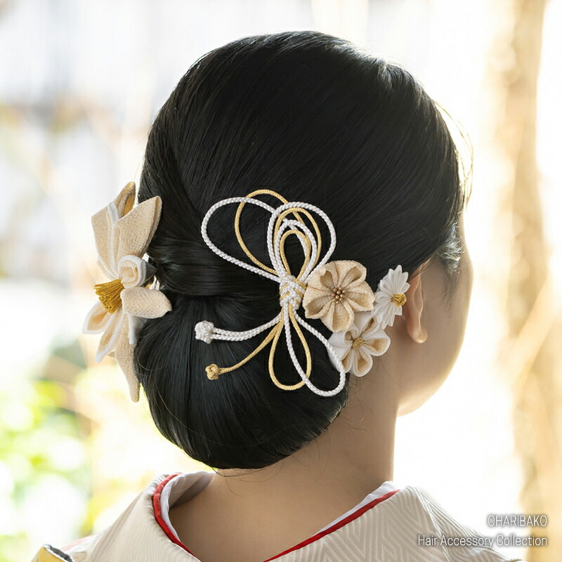 楽天市場】重ね百合【ブライダル】【成人式】【花嫁】【和婚