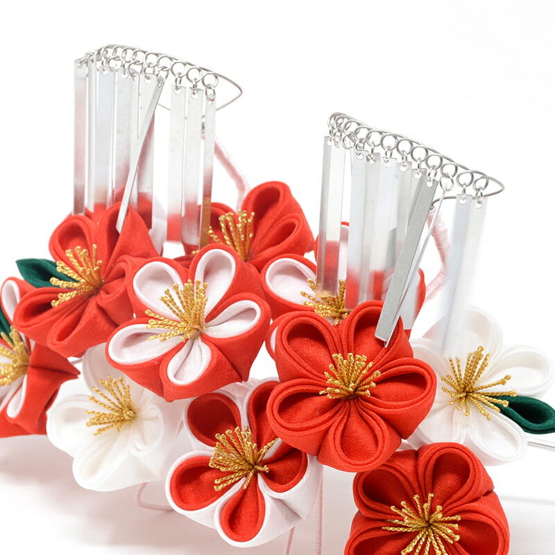 楽天市場】七五三 髪飾り【七歳用】華梅・勝山かんざし3点セット【桐