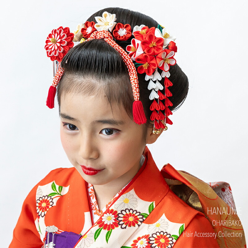楽天市場】【七歳用】 華梅（はなうめ）かんざしセット【七五三髪飾り