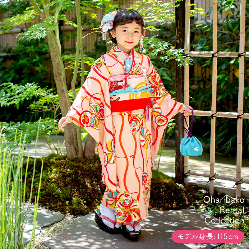 楽天市場】七五三 着物 レンタル 7歳 フルセット アンティーク 正絹