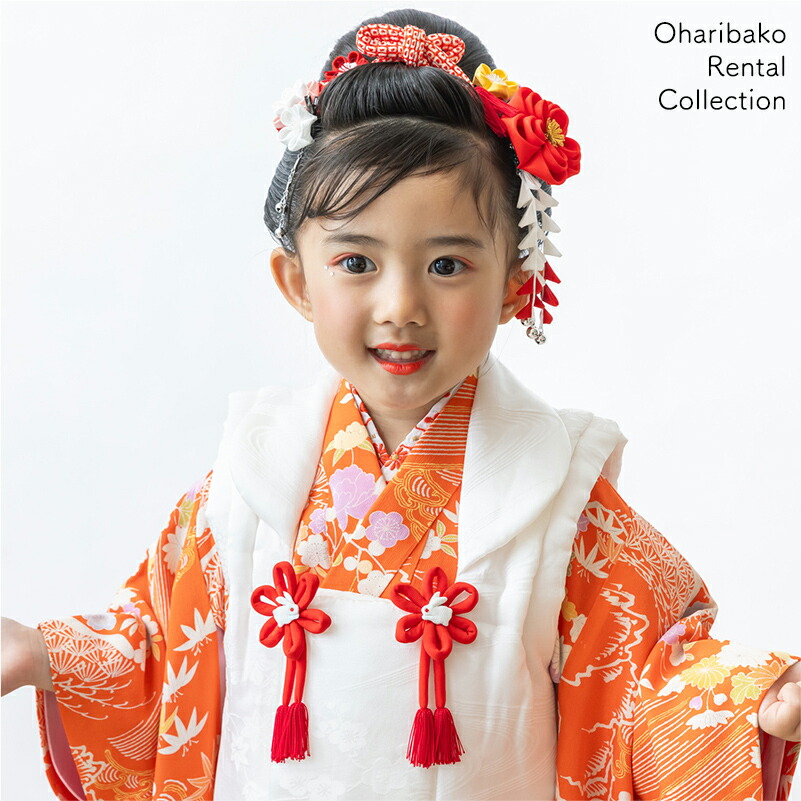 楽天市場】七五三 着物 レンタル 3歳 フルセット アンティーク 正絹