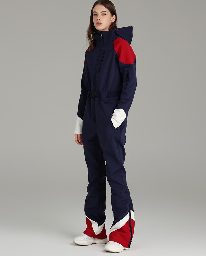 楽天市場】【送料無料】スキーウェア 連体服 スノボーウェア 細身