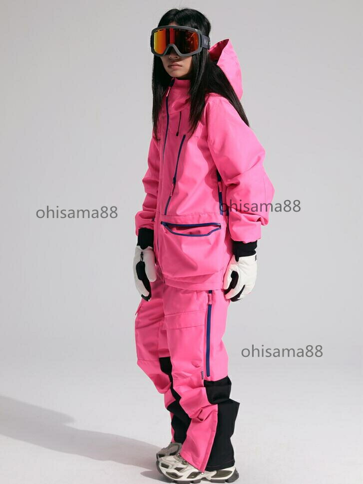 楽天市場】【送料無料 】スキーウェア 韓国風 ボードウェア 上下セット