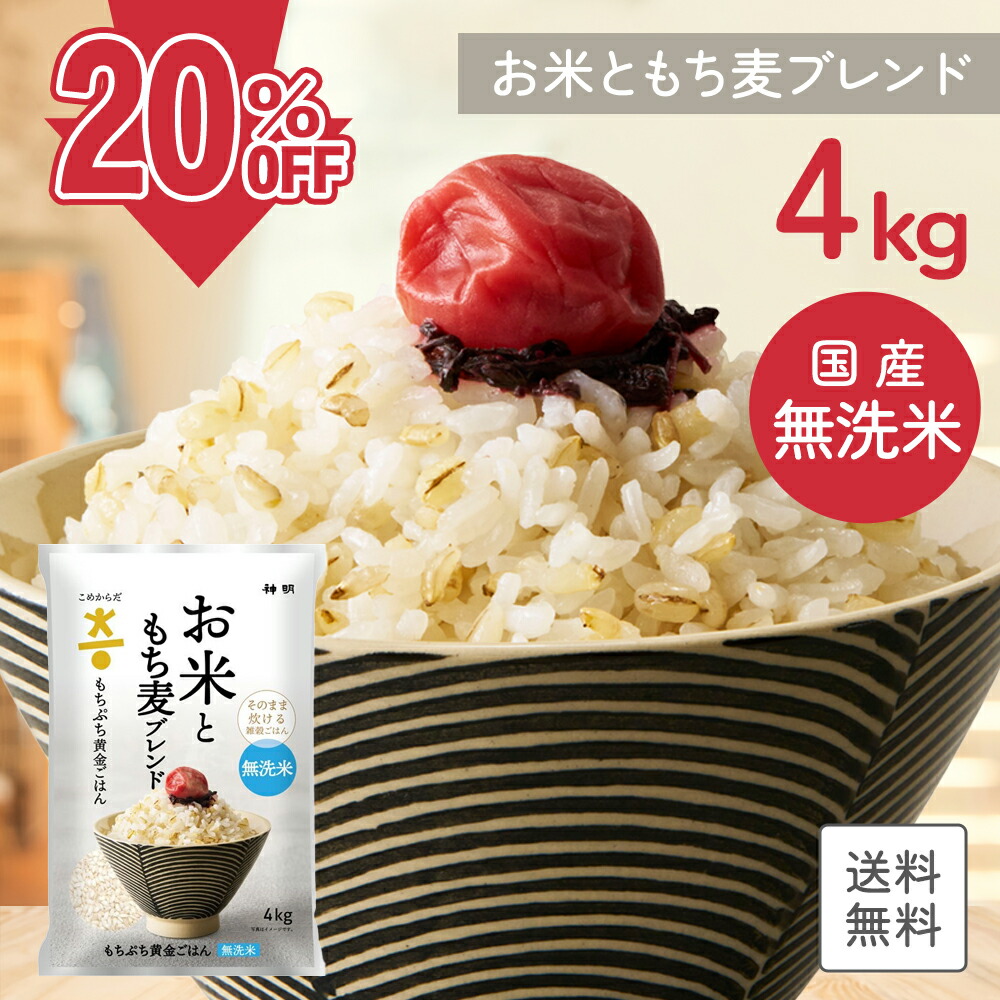 楽天市場】【20%OFF】【国産米使用】無洗米 送料無料 こめからだ お米