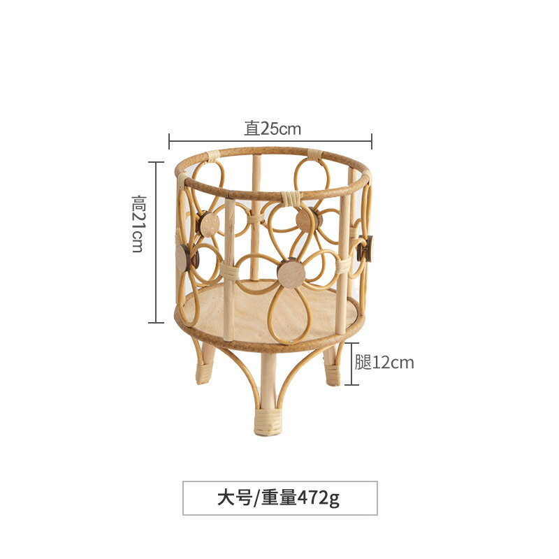 楽天市場】プランタースタンド フラワースタンド 鉢カバー 籐植物