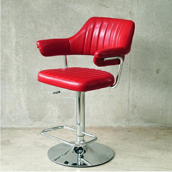 楽天市場】カウンターチェア 背もたれ付き バーチェア 昇降式 肘付き