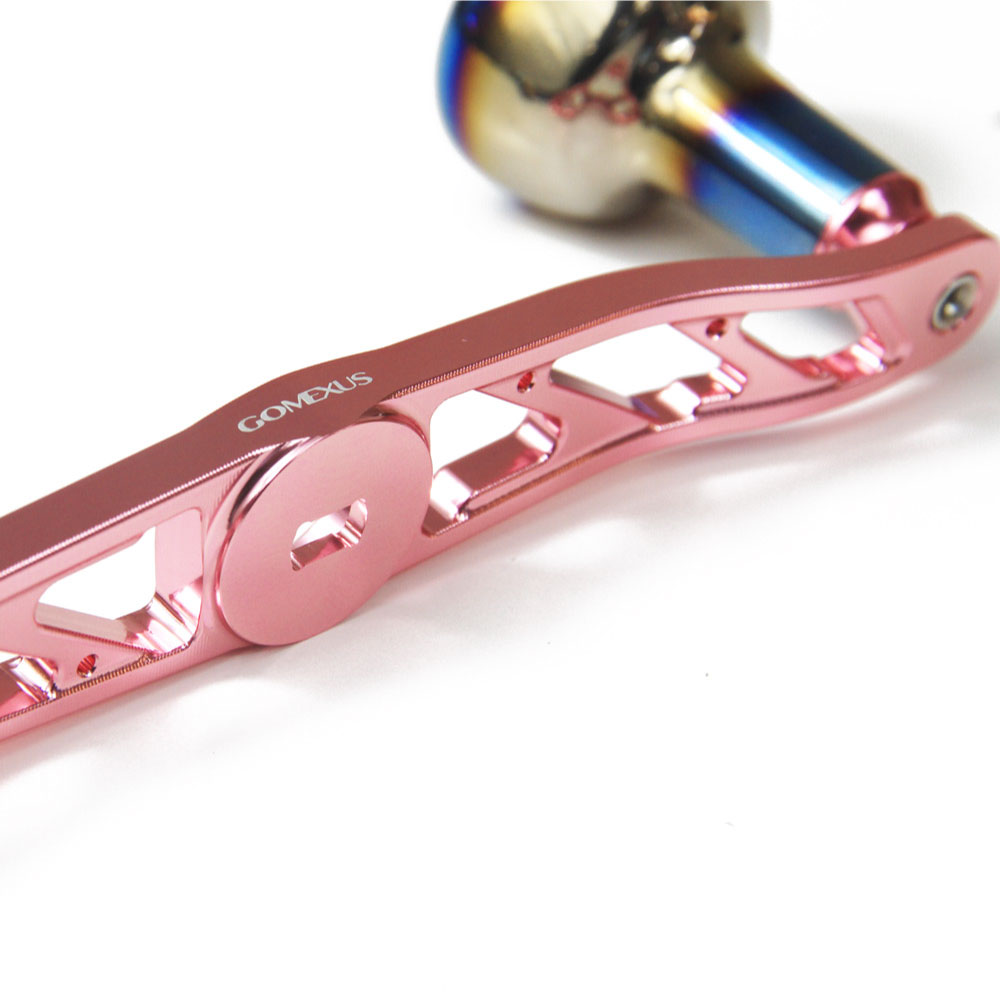 楽天市場】GOMEXUS シマノ用 チタンノブダブルハンドル ピンク 7×4