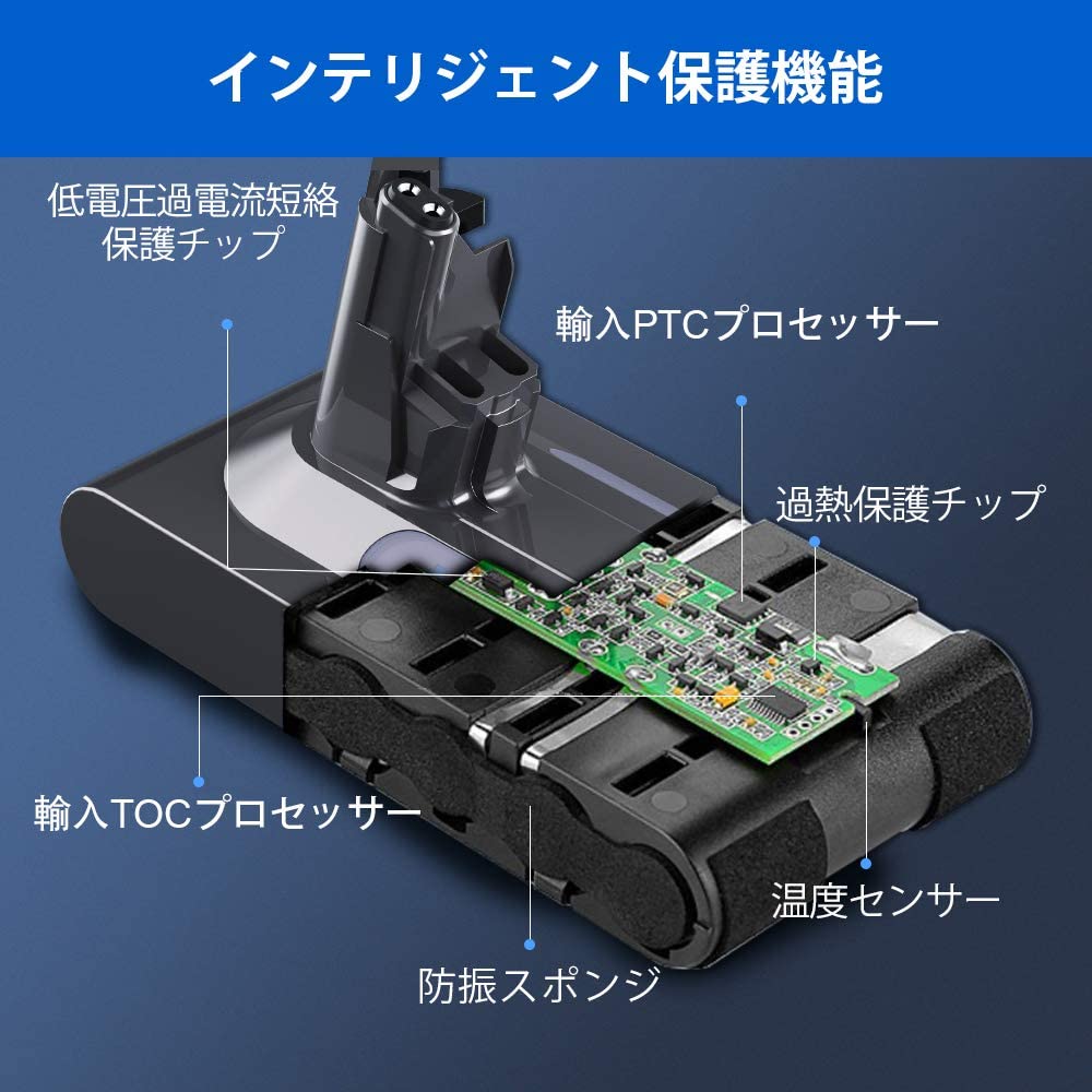 楽天市場】ダイソン V10 SV12 dyson バッテリー V10 SV12 互換品