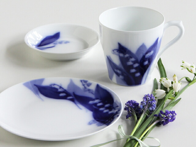 楽天市場】【大倉陶園直営店】＜直営店限定＞すずらん マグ・小皿