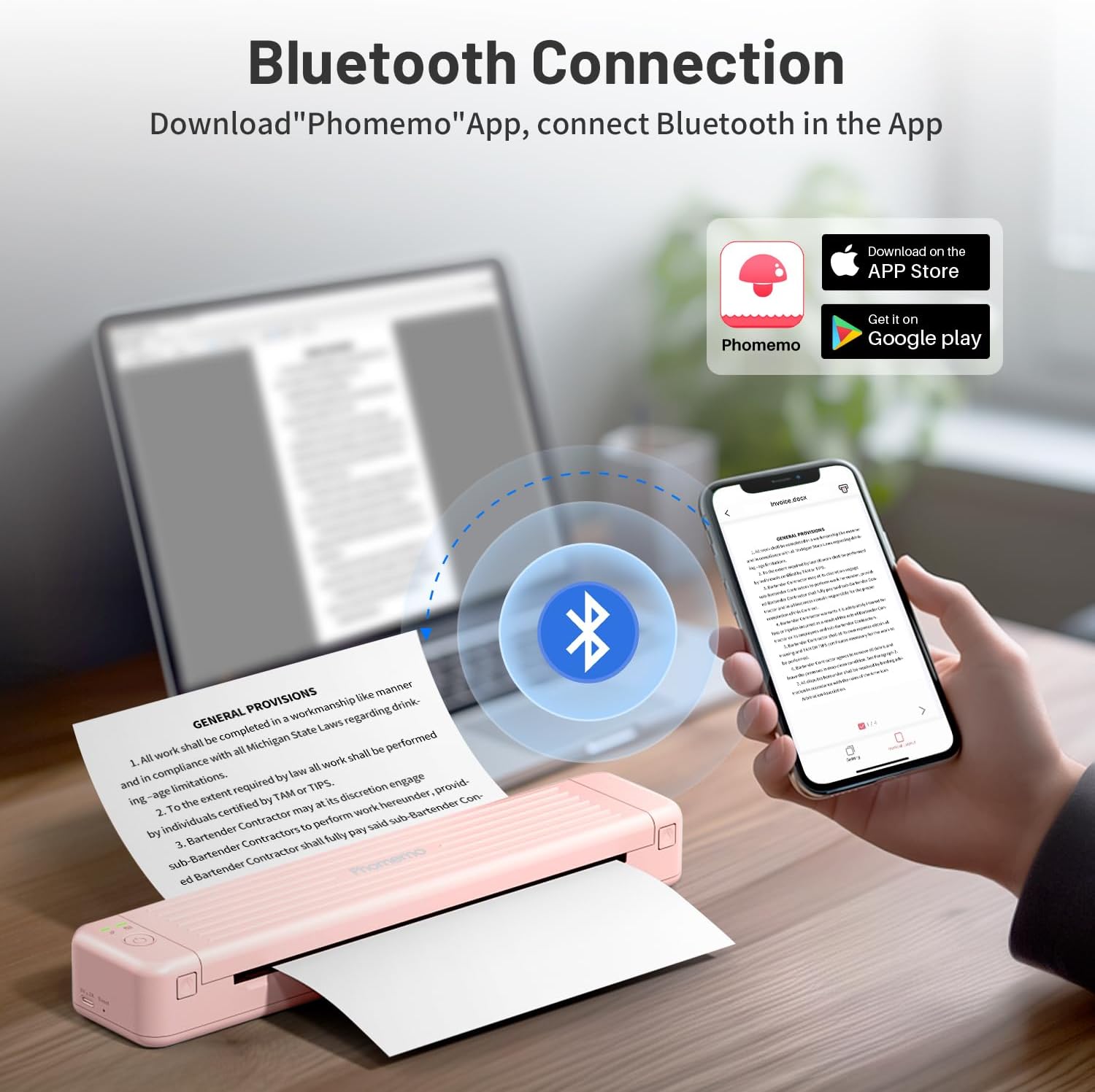 楽天市場】スマホ プリンター A4 モバイルプリンター Phomemo P831