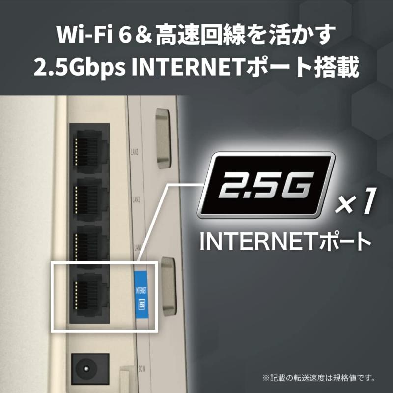 楽天市場】 バッファロー WiFi 無線LAN Wi-Fi 6 11ax AX6000 4803+