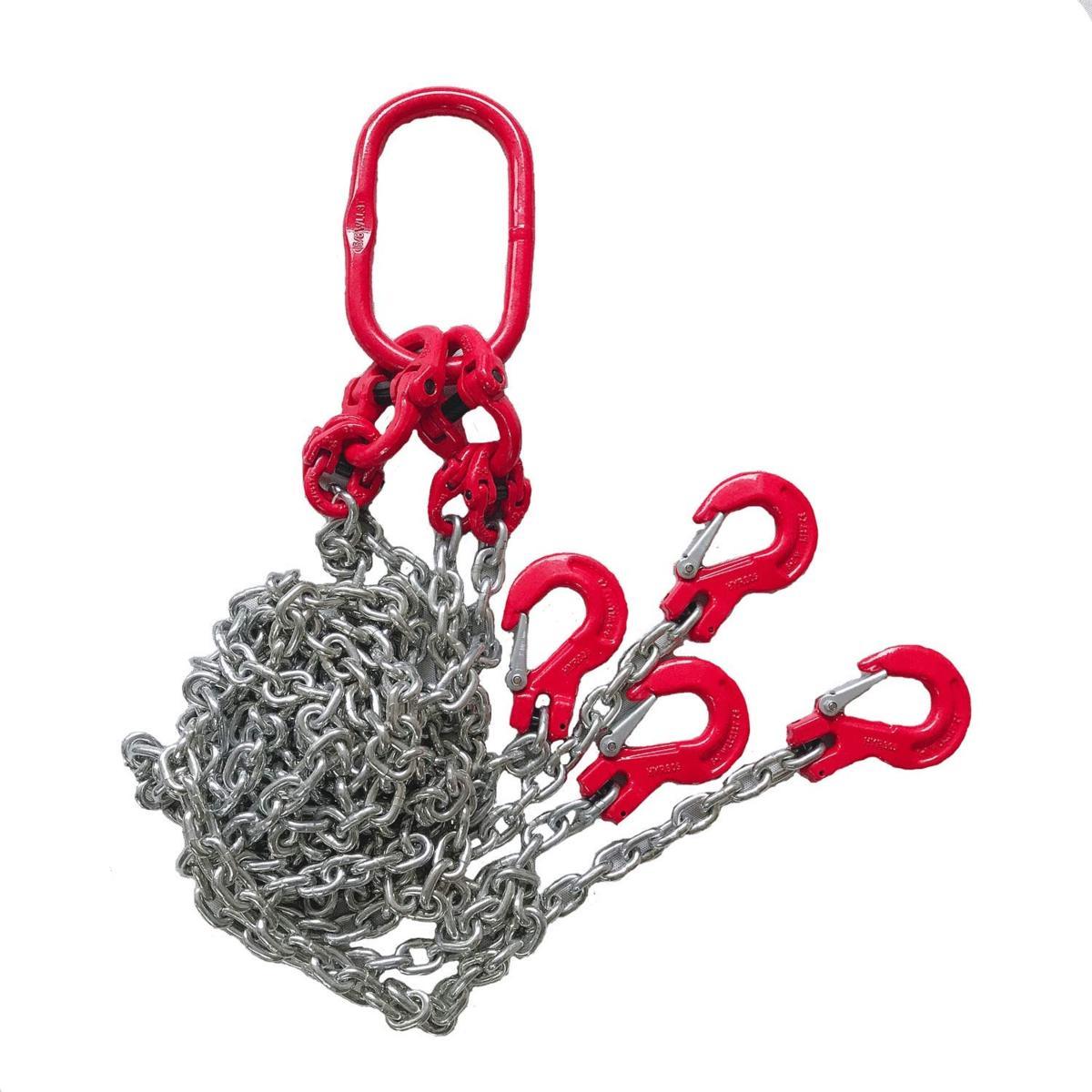 楽天市場】フック付き 4本吊り チェーンスリング2．2t！！チェーン