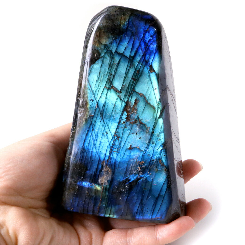 楽天市場】ラブラドライト 原石 鉱物 860g 1点もの シラー 天然石