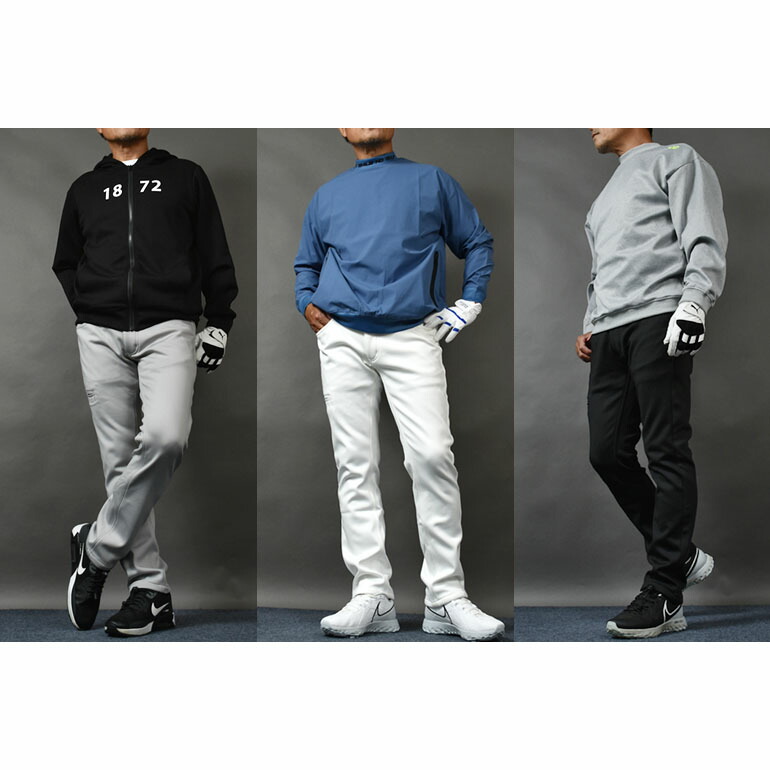 楽天市場】ゴルフウェア メンズ パンツ 冬 秋 ロングパンツ ズボン 冬