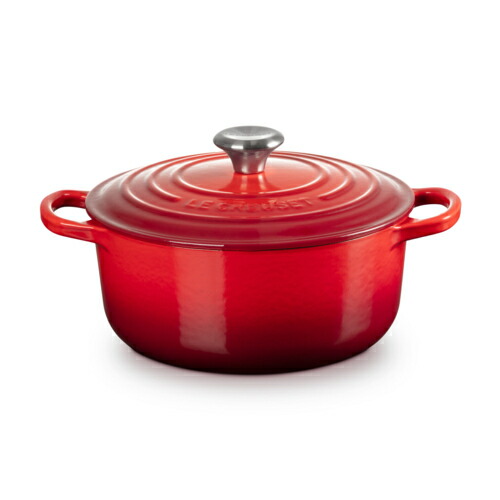 ル・クルーゼ シグニチャー ココット・ロンド 20cm [チェリーレッド