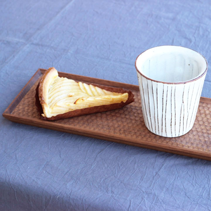 楽天市場】木工房玄 高塚和則 長方平皿 ウォールナット はちのす