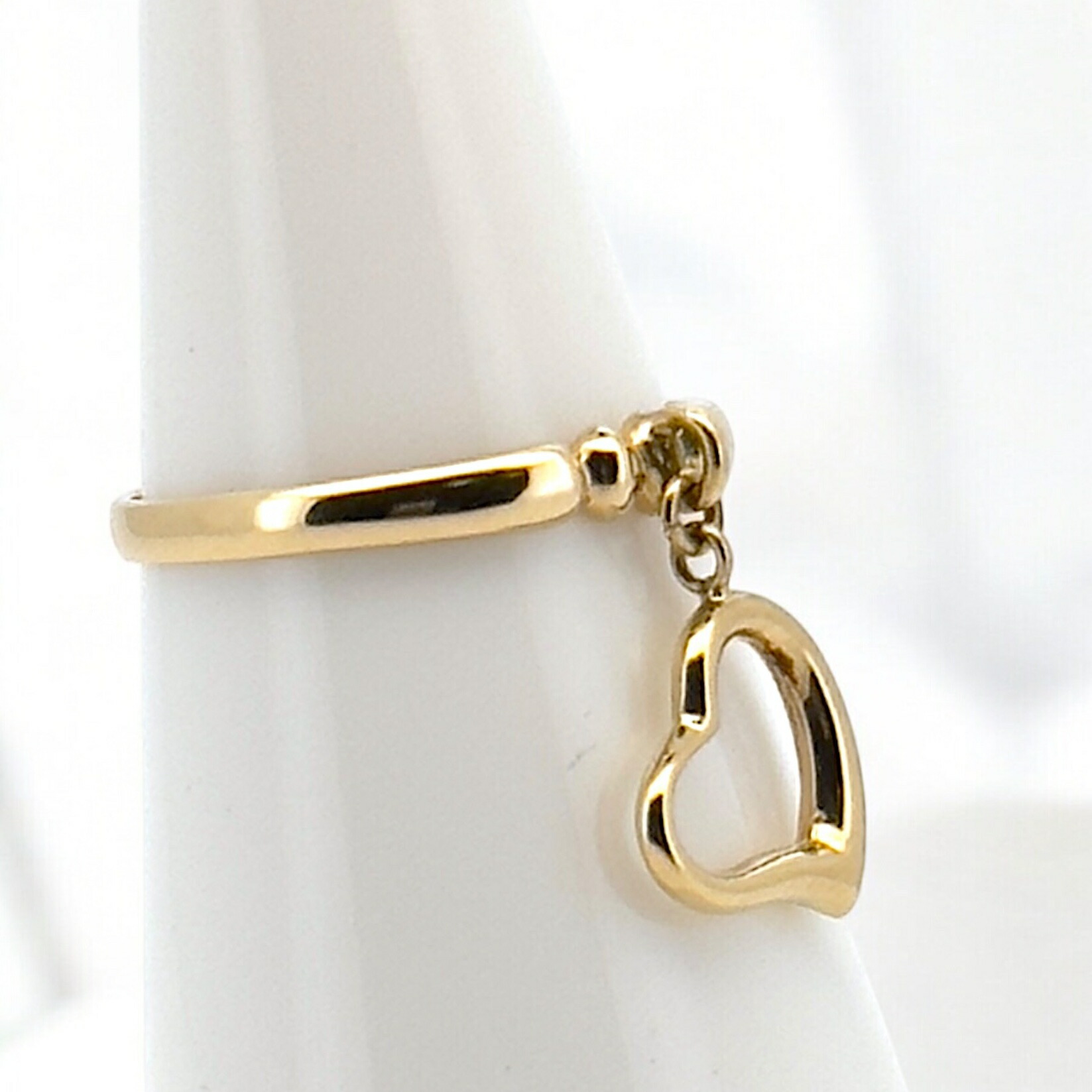 楽天市場】【新品仕上げ】 K18 リング 指輪 ハートモチーフ 高級 11号