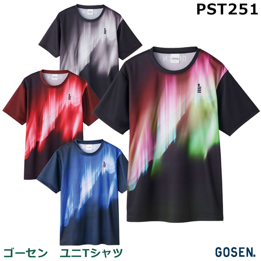 楽天市場】2025年 ゴーセン ユニTシャツ PST251 男女兼用 プラクティス