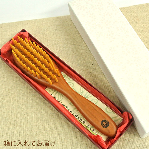 楽天市場】椿油を染み込ませた つげブラシ 楕円・椿 (長さ 約19.5cm