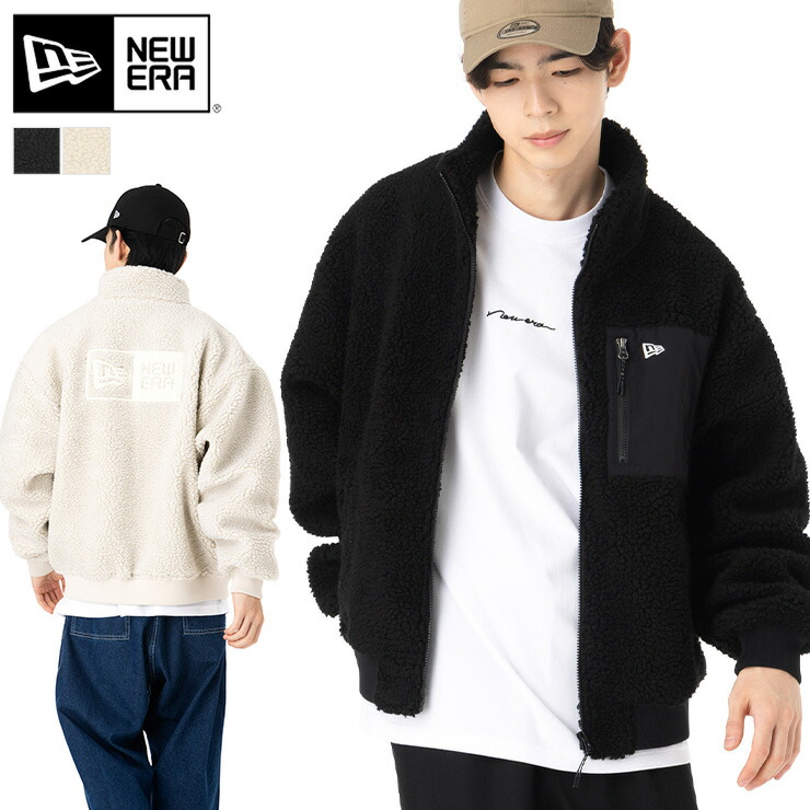 楽天市場】ニューエラ ジャケット NEW ERA メンズ レディース 黒 白