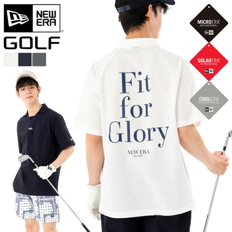 楽天市場】ニューエラ ゴルフ ウェア ポロシャツ NEW ERA GOLF 半袖 白