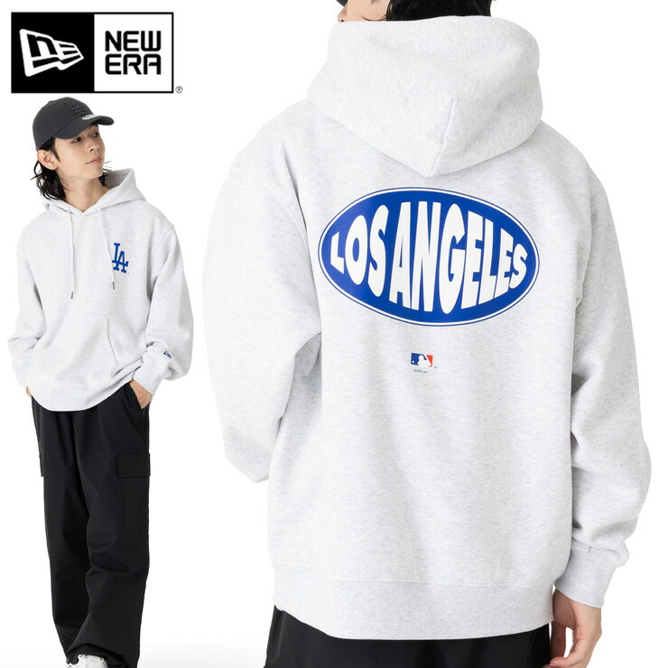 楽天市場】ニューエラ パーカー NEW ERA フード付き LA MLB コラボ