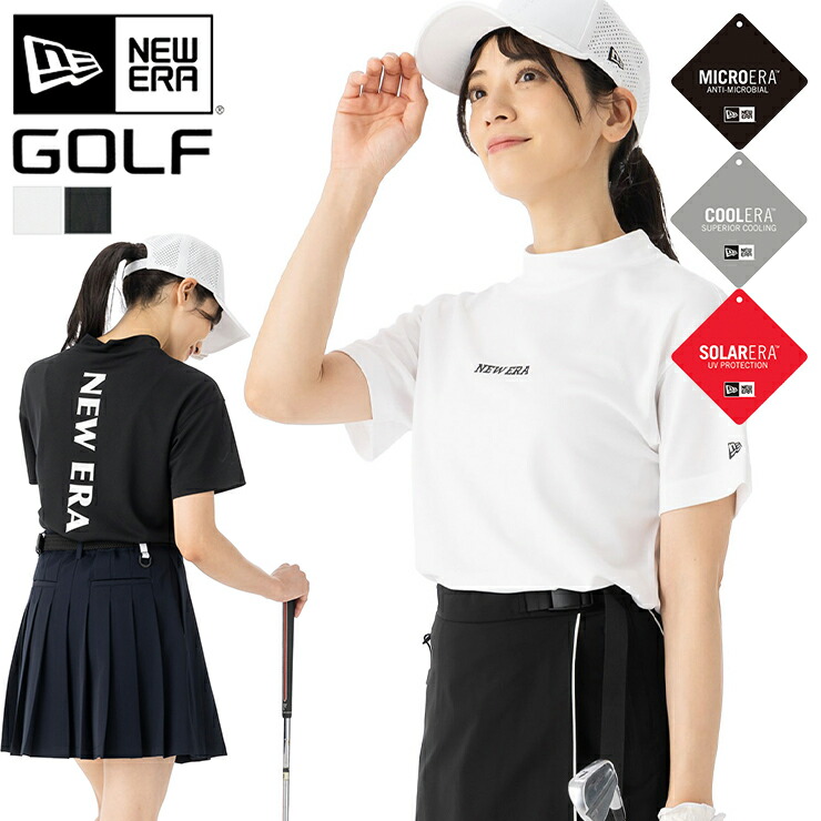 楽天市場】ニューエラ ゴルフ ウェア NEW ERA GOLF 半袖 黒 白