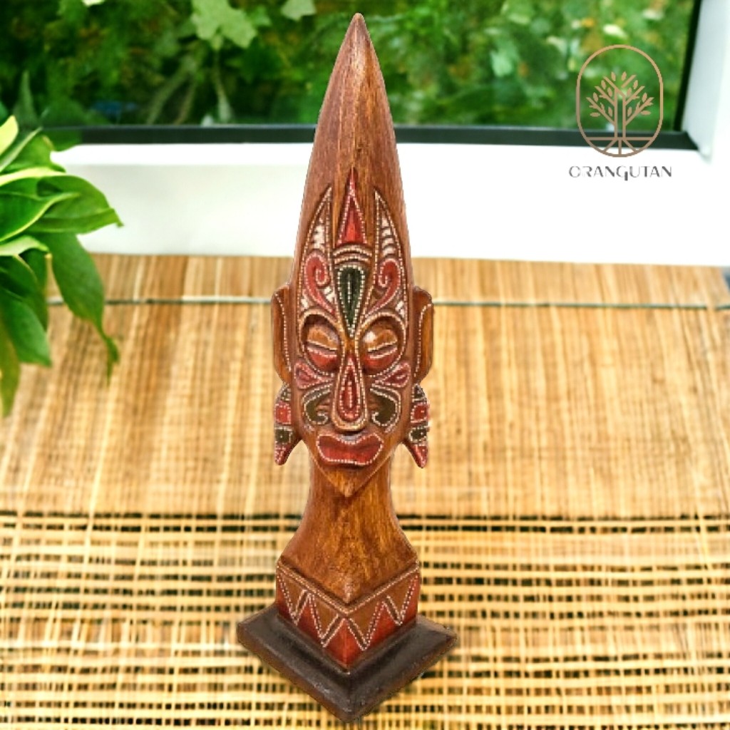 楽天市場】10002055 エスニックドール アジアン バリ雑貨 木彫り 民族