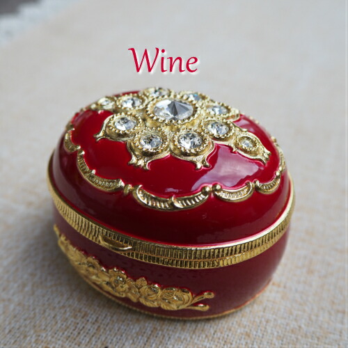 楽天市場】【スワロフスキーアンチモニーオルゴール（だ円型