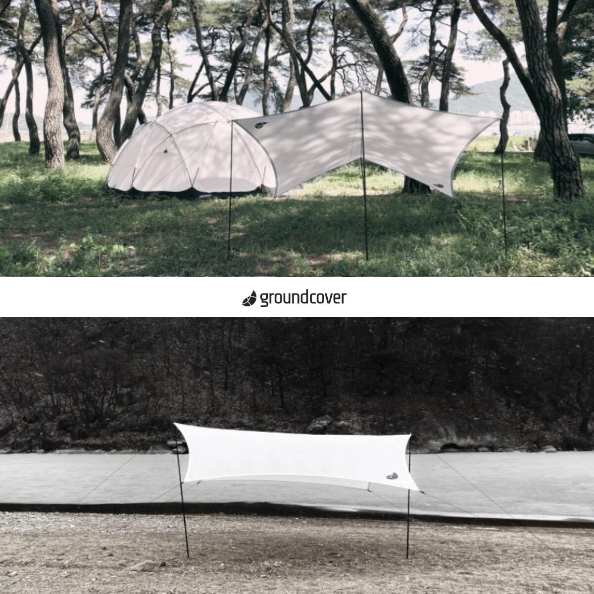 楽天市場】ground Cover MINI HEXA TARP WHITE ミニ ヘキサ タープ