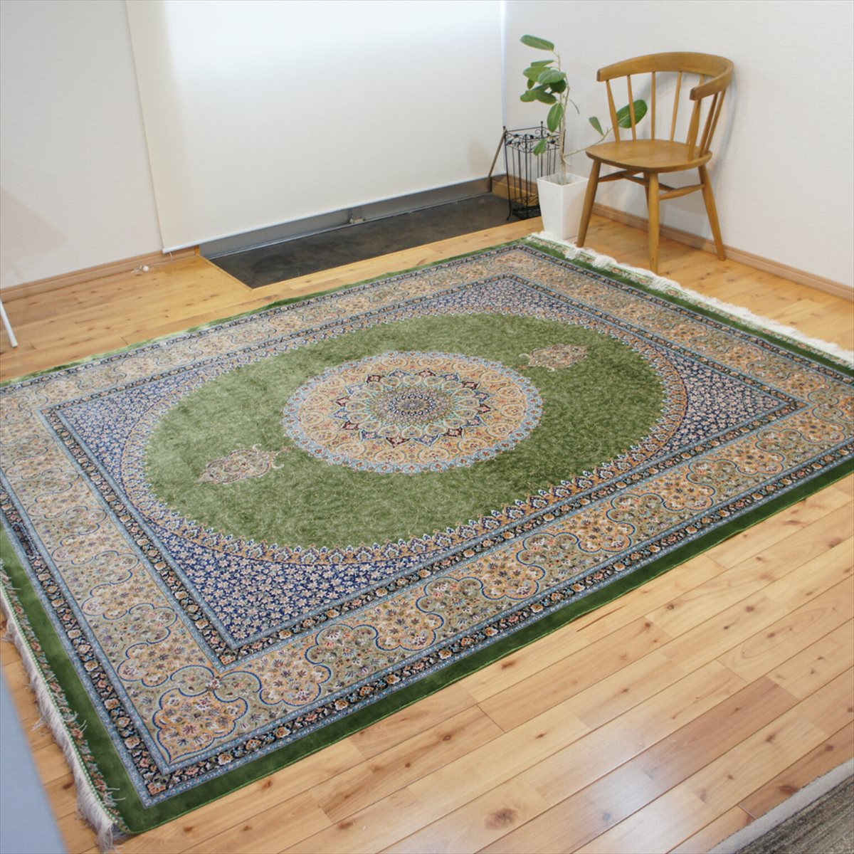 楽天市場】【本場イラン産】 ペルシャ絨毯 ( 機械織り ＆ 手織り仕上げ