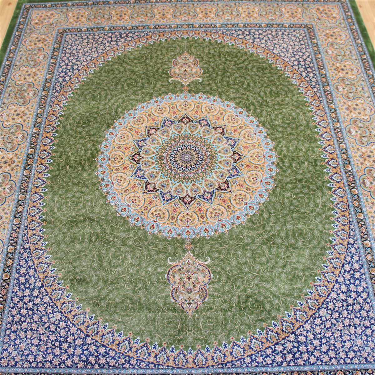 楽天市場】【本場イラン産】 ペルシャ絨毯 ( 機械織り ＆ 手織り仕上げ