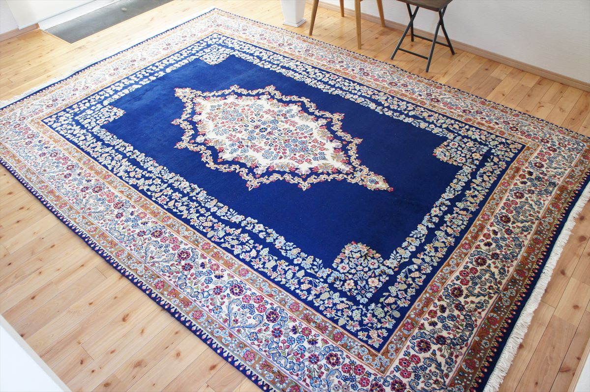 楽天市場】ペルシャ絨毯 【本物イラン産】 ペルシャ絨毯 ケルマン産