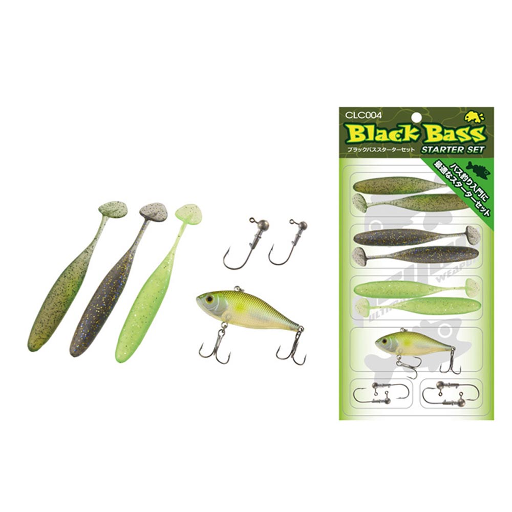 楽天市場】ブラックバス釣りフルセット ベイト (bassset-08)｜ベイト