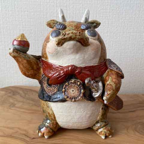 楽天市場】*常滑焼作家 竹内文子作 辰 龍大将 干支縁起置物 /ご出産