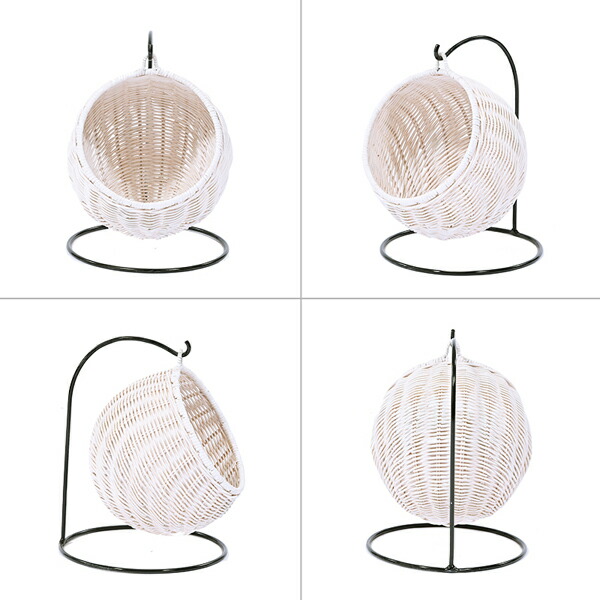 楽天市場】サンフラワーラタン GK848WW ホワイトラタン ハンギング