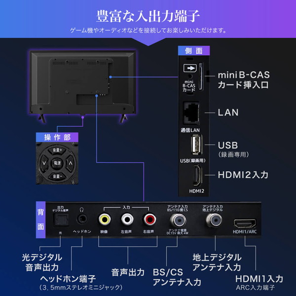 楽天市場】テレビ 32型 マクスゼン MAXZEN 液晶テレビ ダブル