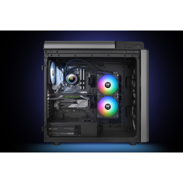 楽天市場】Thermaltake CL-W375-PL14SW-A ブラック TH280 ARGB Sync V2