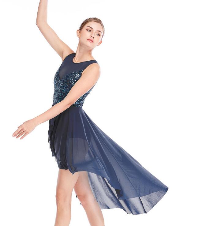 楽天市場】レディースダンス衣装 バレエ 新体操 ドレス ロング丈ドレス