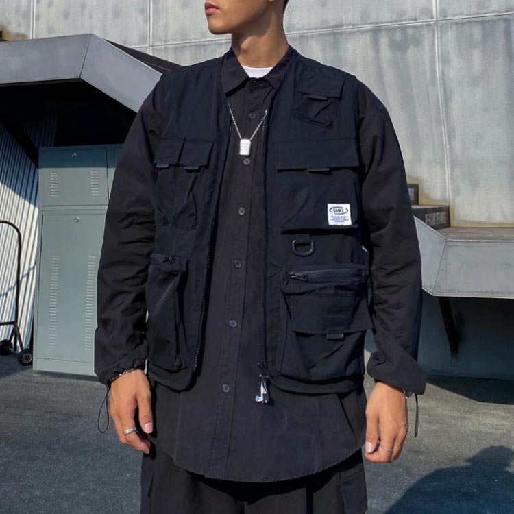 楽天市場】ベスト 多ポケットベスト メンズ アウトドア フィッシング