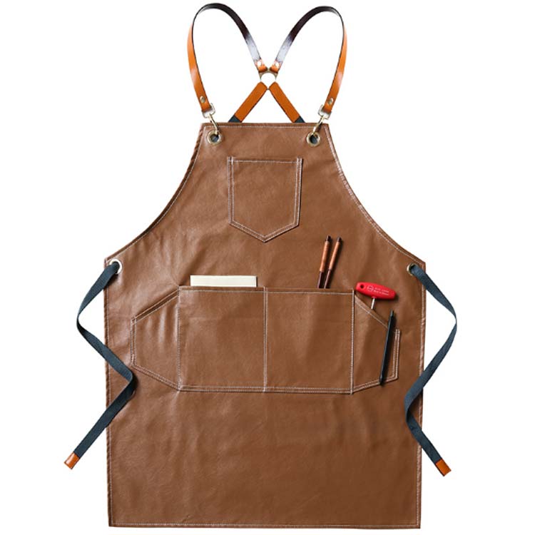 楽天市場】レザー調 エプロン メンズ 防水エプロン PUレザー エプロン