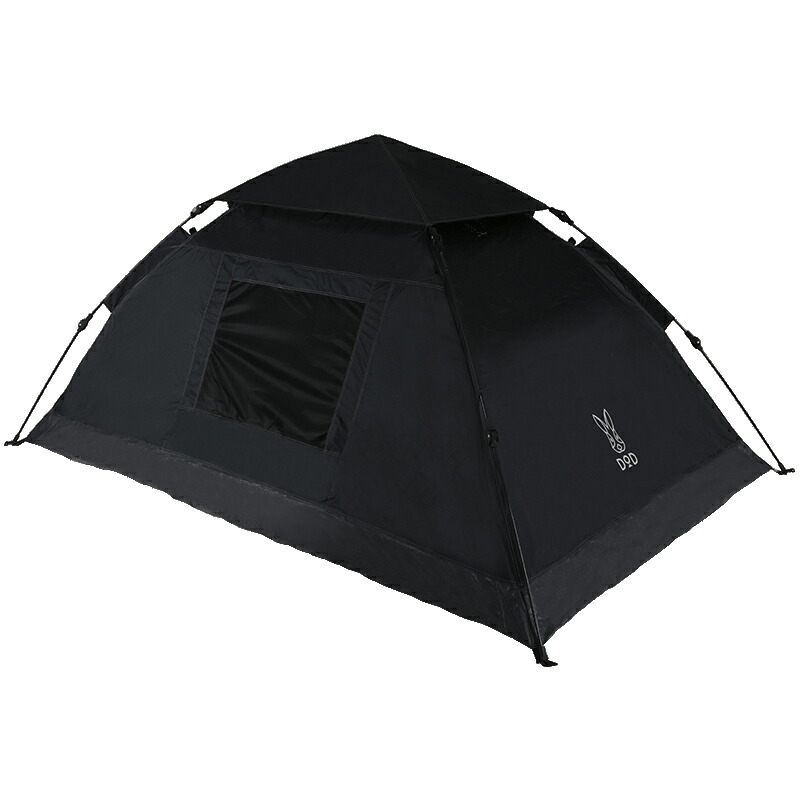 楽天市場】 DOD(ディーオーディー) ワンタッチテント ブラック T2-629