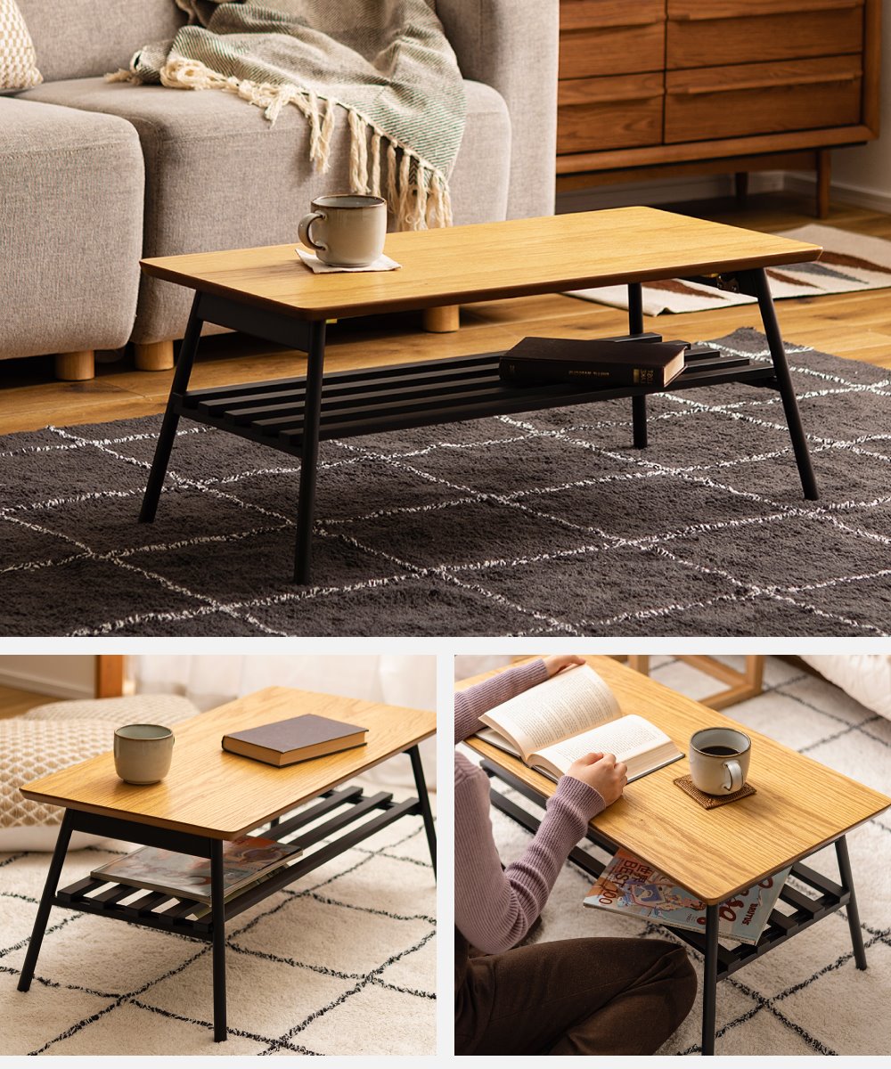 楽天市場】ローテーブル 折りたたみ おしゃれ 幅80cm センターテーブル