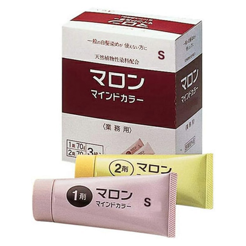 楽天市場】マロン マインドカラー 業務用 3セット入（1・2剤 各70g×3